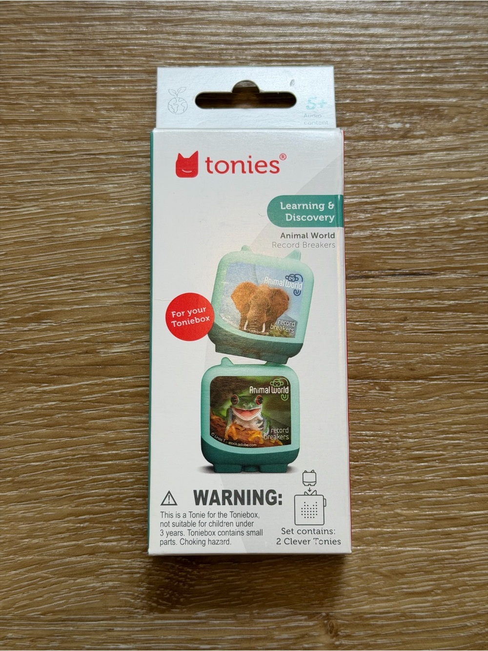 tonies Learning & Discovery Animal World Tonie - Teal